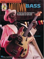 Cover of: Motown Bass (Bass Signature Licks) | Dave Rubin