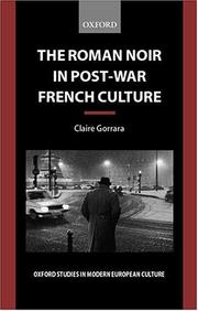 Cover of: The roman noir in post-war French culture: dark fictions