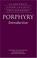 Cover of: Porphyry Introduction (Clarendon Later Ancient Philosophers)