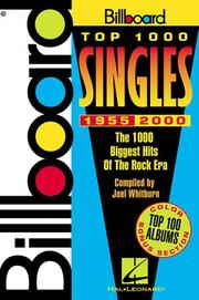 Cover of: Billboard Top 1000 Singles - 1955-2000 by Joel Whitburn