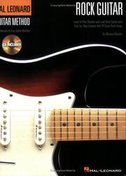Cover of: Hal Leonard Guitar Method - Rock Guitar: Book/CD Pack (Hal Leonard Guitar Method (Songbooks))