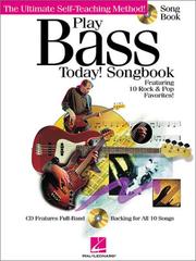 Cover of: Play Bass Today! Songbook (Play Today!) by Chris Kringel
