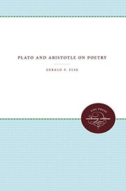 Cover of: Plato and Aristotle on Poetry by Peter Burian, Gerald F. Else