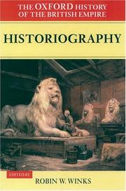 Cover of: The Oxford History of the British Empire: Volume V: Historiography (Oxford History of the British Empire)