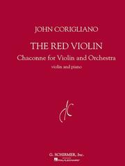 Cover of: The Red Violin: Chaconne for Violin and Orchestra