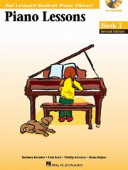 Cover of: Piano Lessons Book 3 - Book/CD Pack  Edition: Hal Leonard Student Piano Library