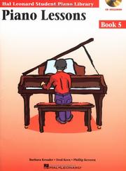 Cover of: Piano Lessons Book 5 - Book/CD Pack: Hal Leonard Student Piano Library