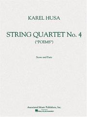 Cover of: String Quartet No. 4: ("Poems") Score and Parts