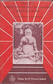 Cover of: The life of Shriman-Maharaj Balananda Brahmachari