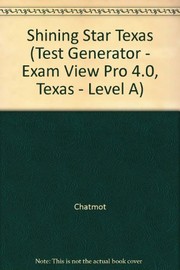 Cover of: Shining Star Texas (Test Generator - Exam View Pro 4.0, Texas - Level A)