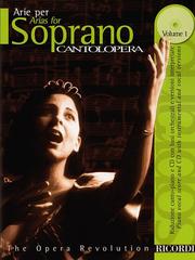 Cover of: Arias for Soprano, Volume 1 | Hal Leonard Corp.