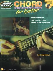 Cover of: Chord Progressions for Guitar: 101 Patterns for All Styles from Folk to Funk!
