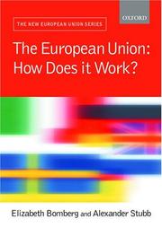 Cover of: The European Union: How Does It Work? (The New European Union Series)