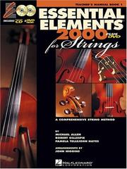 Cover of: Essential Elements 2000 for Strings Plus DVD: Teacher's Manual