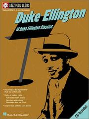 Cover of: Vol. 1 - Duke Ellington: Jazz Play-Along Series (Jazz Play-Along)