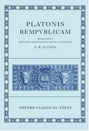 Cover of: Platonis Rempublicam by Πλάτων