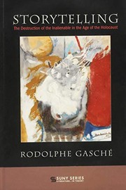 Cover of: Storytelling by Rodolphe Gasché