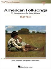 Cover of: American Folksongs - High Voice (The Vocal Library Series) | Richard Walters