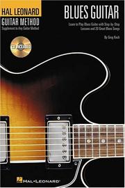 Cover of: Hal Leonard Guitar Method - Blues Guitar by Greg Koch, Greg Koch