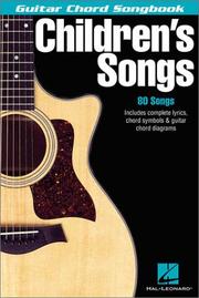 Cover of: Children's Songs (Guitar Chord Songbook) by Hal Leonard Corp.