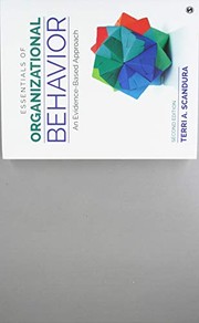 Cover of: BUNDLE : Scandura : Essentials of Organizational Behavior, 2e + Scandura: Essentials of Organizational Behavior, 2e IEB