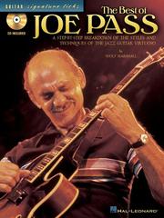 Cover of: The Best of Joe Pass: A Step-by-Step Breakdown of the Styles and Techniques of the Jazz Guitar Virtuoso