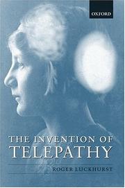 Cover of: The invention of telepathy, 1870-1901