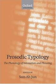 Cover of: Prosodic Typology by Sun-Ah Jun
