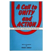 Cover of: A Call to Unity and Action