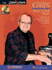 Cover of: David Bennett Cohen Teaches Rock'n'Roll Piano by David Bennett Cohen