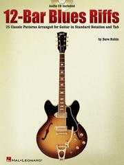 Cover of: 12-Bar Blues Riffs: 25 Classic Patterns Arranged for Guitar in Standard Notation and Tab (Riff Notes)