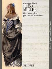 Cover of: Luisa Miller: Vocal Score