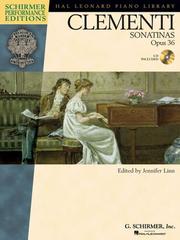 Cover of: Sonatinas, Opus 36: Schirmer Performance Editions Series (Hal Leonard Piano Library)