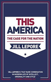 Cover of: This America by Jill Lepore