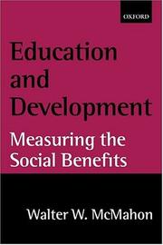 Education and Development by Walter W. McMahon