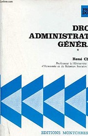 Cover of: Droit administratif général by René Chapus