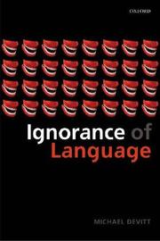 Cover of: Ignorance of Language