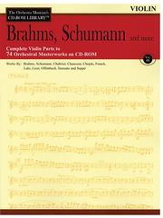 Cover of: Brahms, Schumann and More: The Orchestra Musician's CD-ROM Library Vol. III