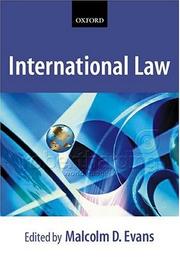 Cover of: International Law