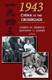 Cover of: 1943: China at the Crossroads