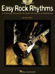 Cover of: Easy Rock Rhythms: 25 Progressions Arranged for Solo Guitar with Tasty Fills and Embellishments