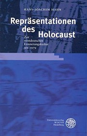 Repräsentationen des Holocaust by Hans Joachim Hahn