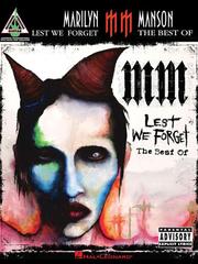 Cover of: Marilyn Manson - Lest We Forget: The Best of