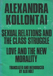Cover of: Sexual Relations and Class Struggle