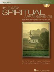 Cover of: 15 Easy Spiritual Arrangements - High Voice: High Voice (Book & CD)