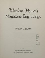 Cover of: Winslow Homer's magazine engravings