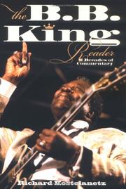 Cover of: The B.B. King Reader | Richard Kostelanetz