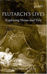 Cover of: Plutarch's Lives: Exploring Virtue and Vice