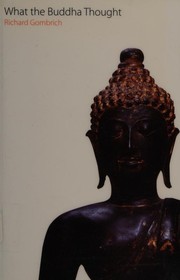 Cover of: What the Buddha thought