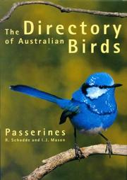 Cover of: Directory of Australian Birds by Richard Schodde